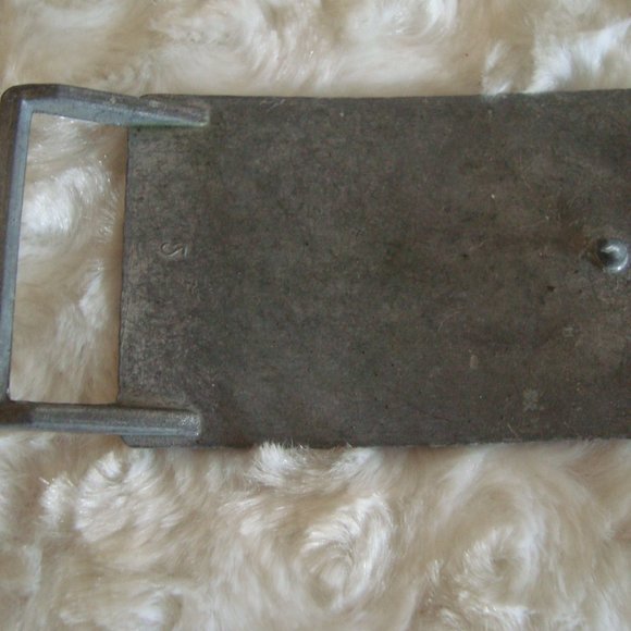 Vintage Raised Eagle Flying Over Mountains Rope Boarder Belt‎ Buckle - Picture 3 of 4